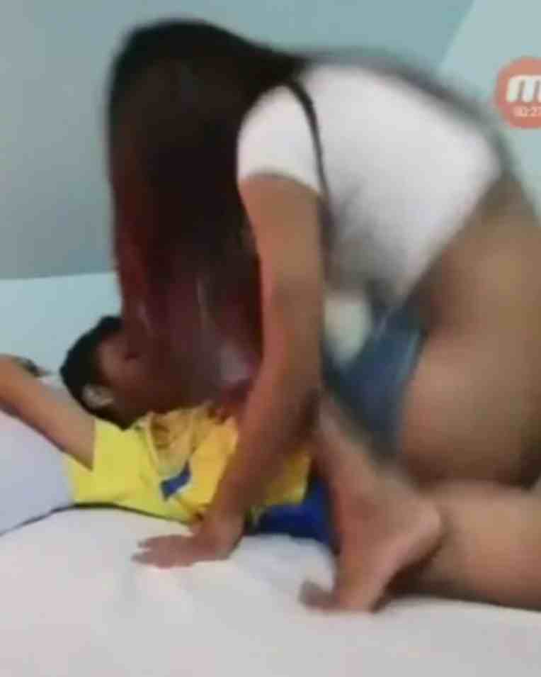 Sister ride at home